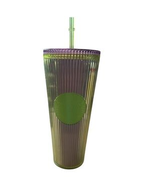 🫶🏻 2025 Starbucks Green Apple Neon 24 Ounce Cup NWT